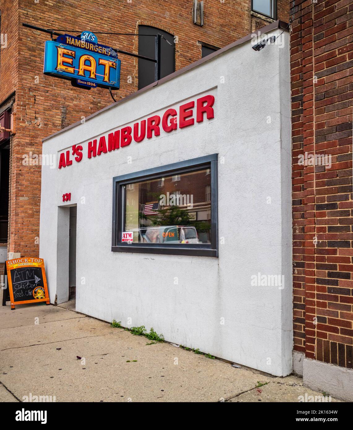 Beef and Burger restaurant in Green Bay, Wisconsin Stock Photo Alamy