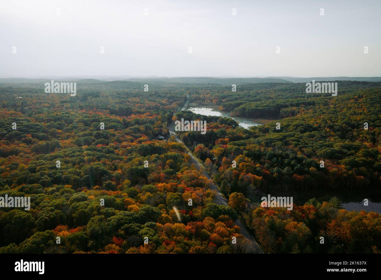 Aerial drone above brown water hi-res stock photography and images - Alamy