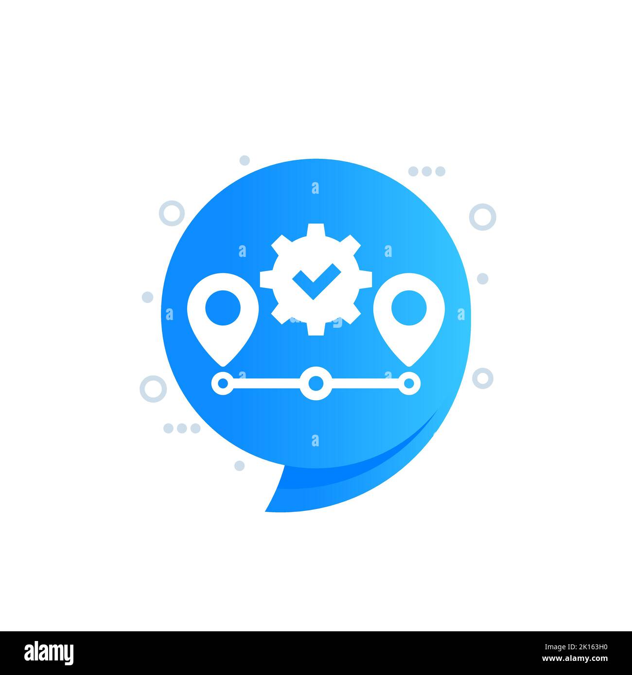 logistics optimization icon for web Stock Vector Image & Art Alamy
