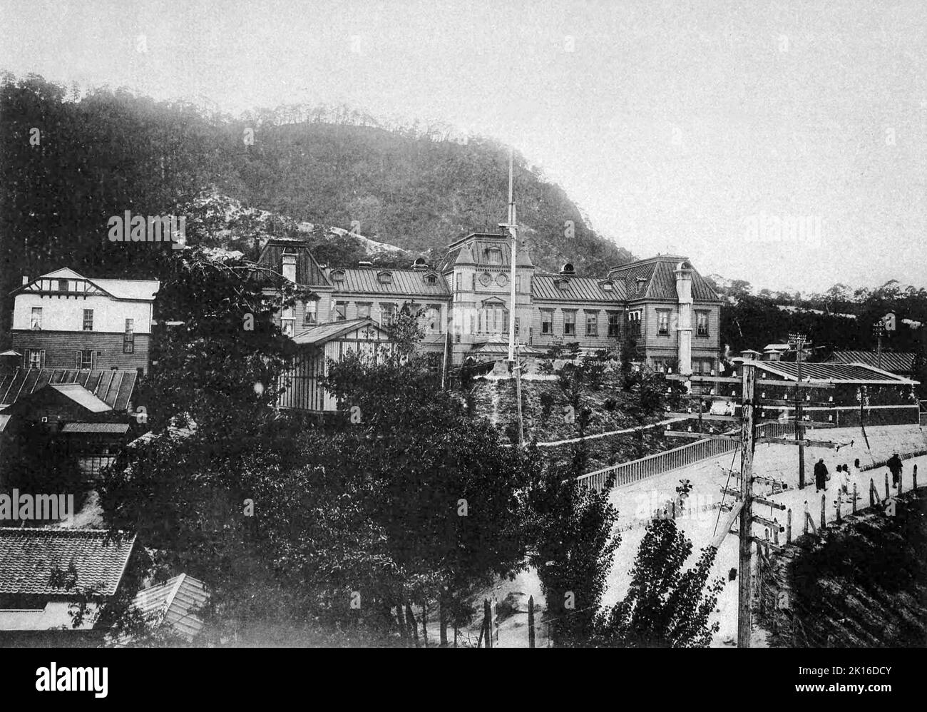 H.I.J.M's  Resident General's in Seoul in Seoul, Korea, c1910 (Meiji 43) Stock Photo