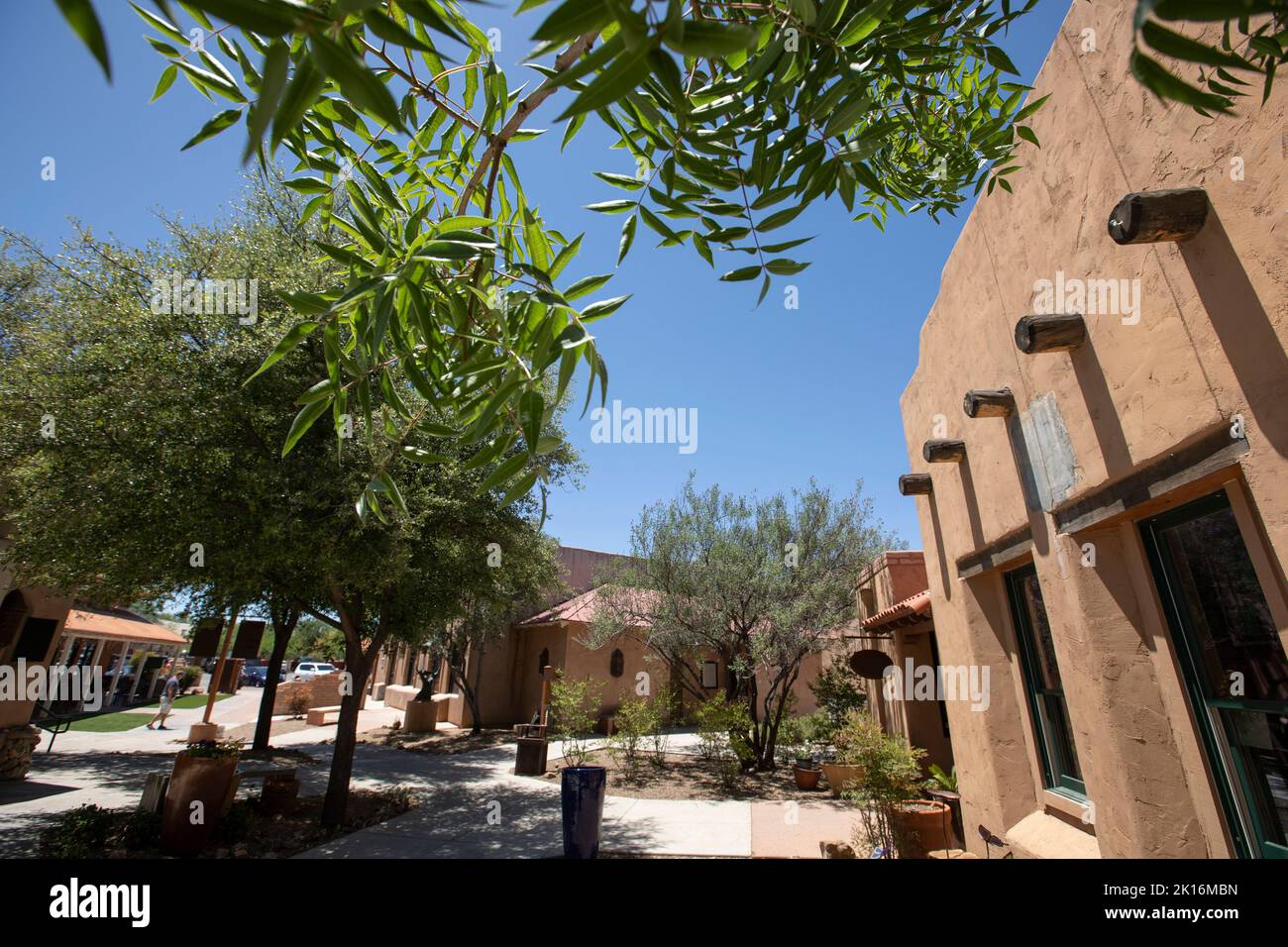 Daytime view of the historic downtown section of Tubac, Arizona, USA