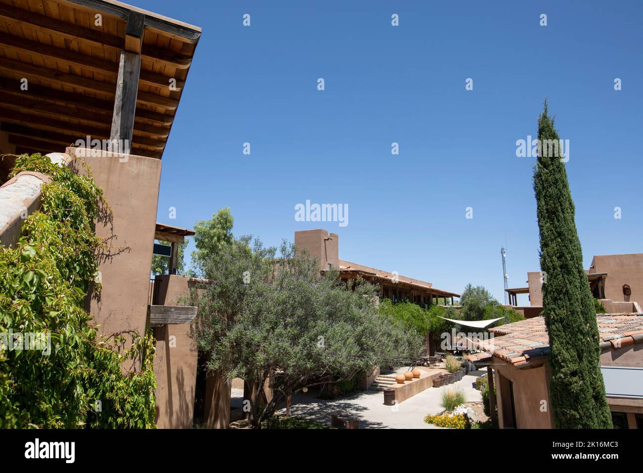 Daytime view of the historic downtown section of Tubac, Arizona, USA