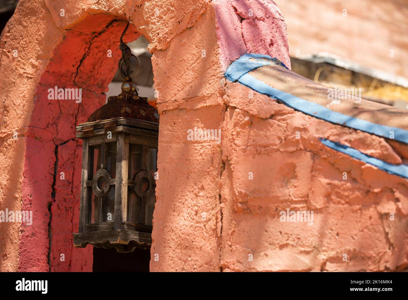 Daytime view of the historic downtown section of Tubac, Arizona, USA. Stock Photo