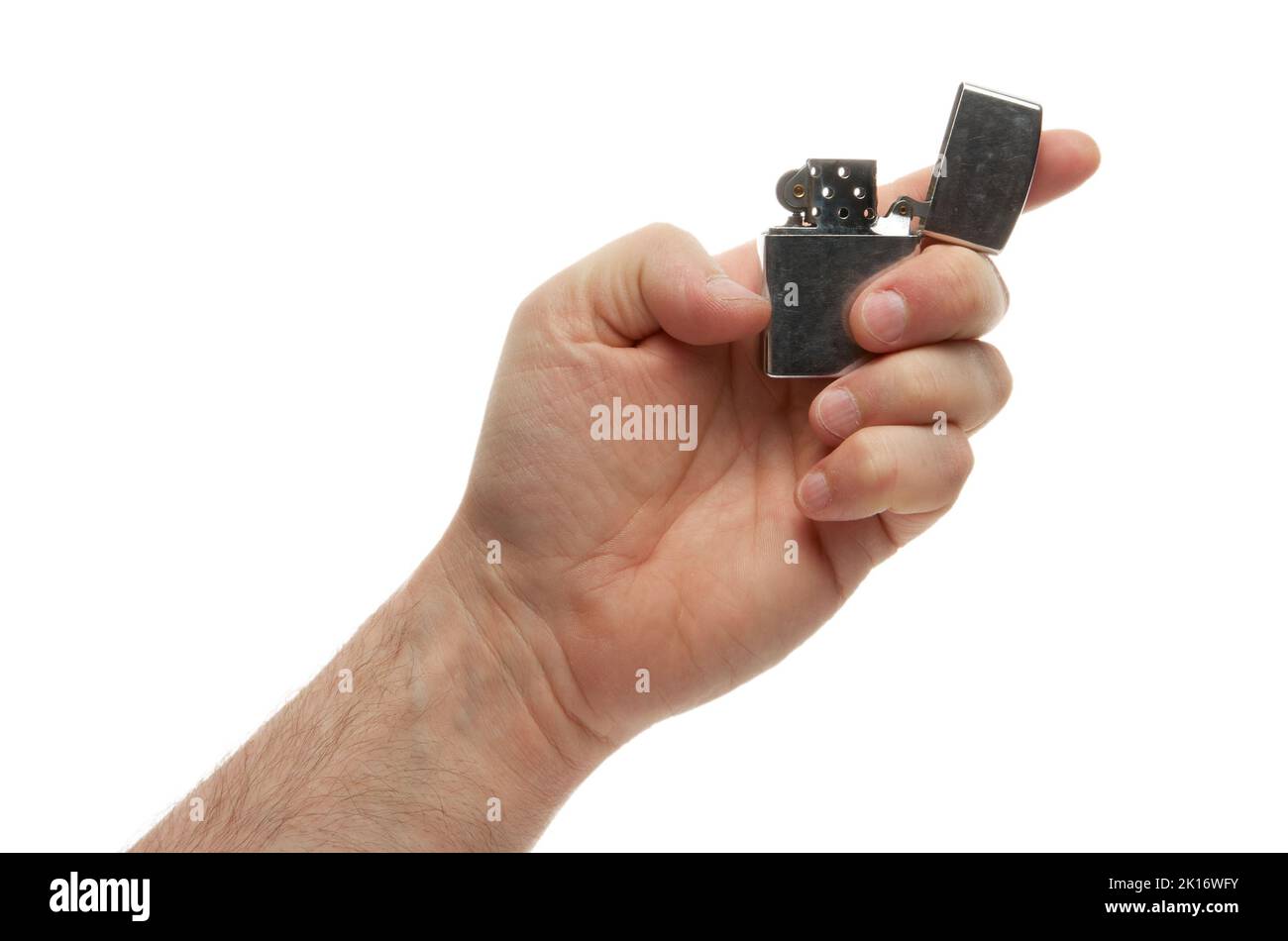 Holding lighter Cut Out Stock Images & Pictures - Alamy