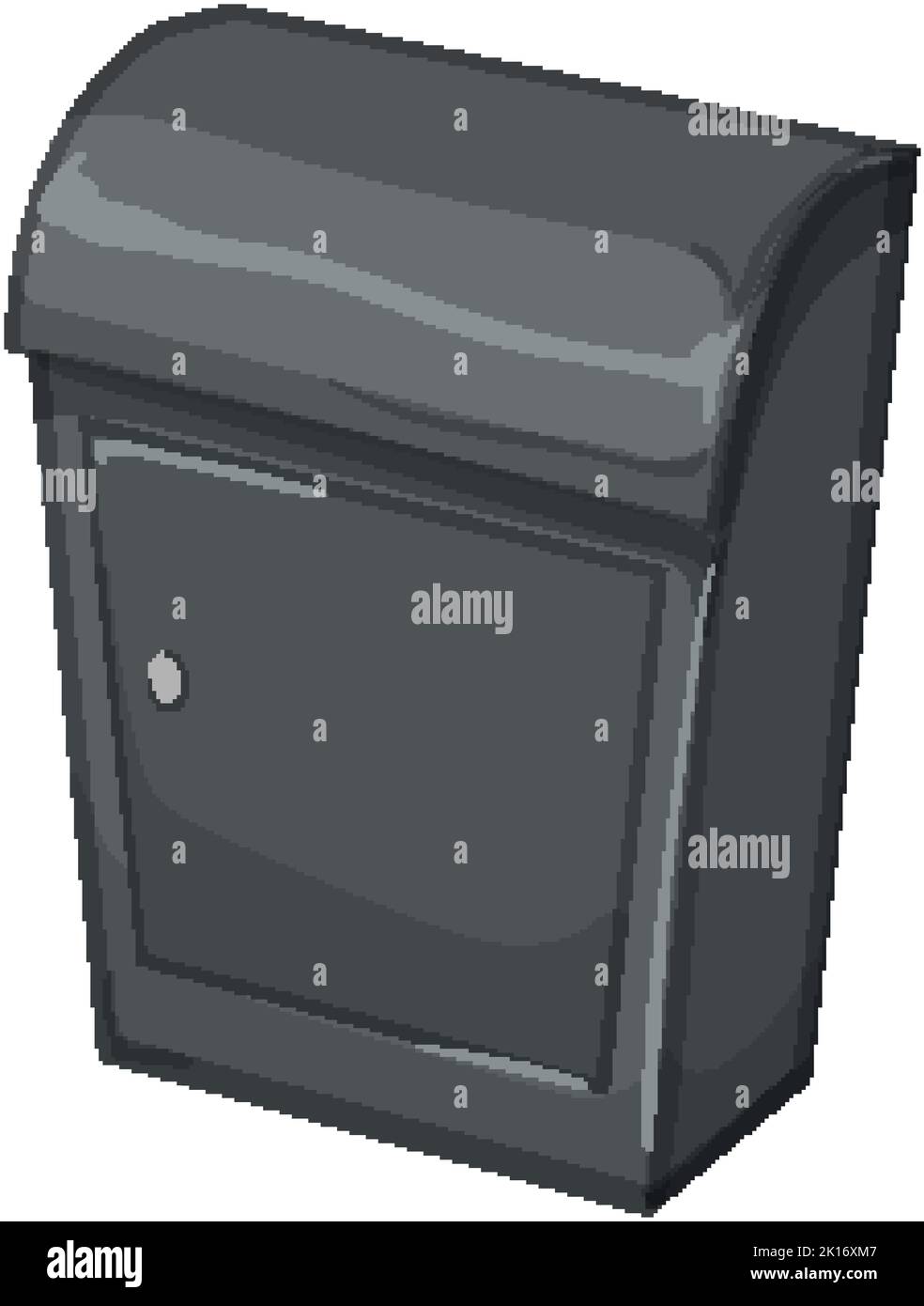 Mail mailbox letter cartoon vector illustration stock vector image