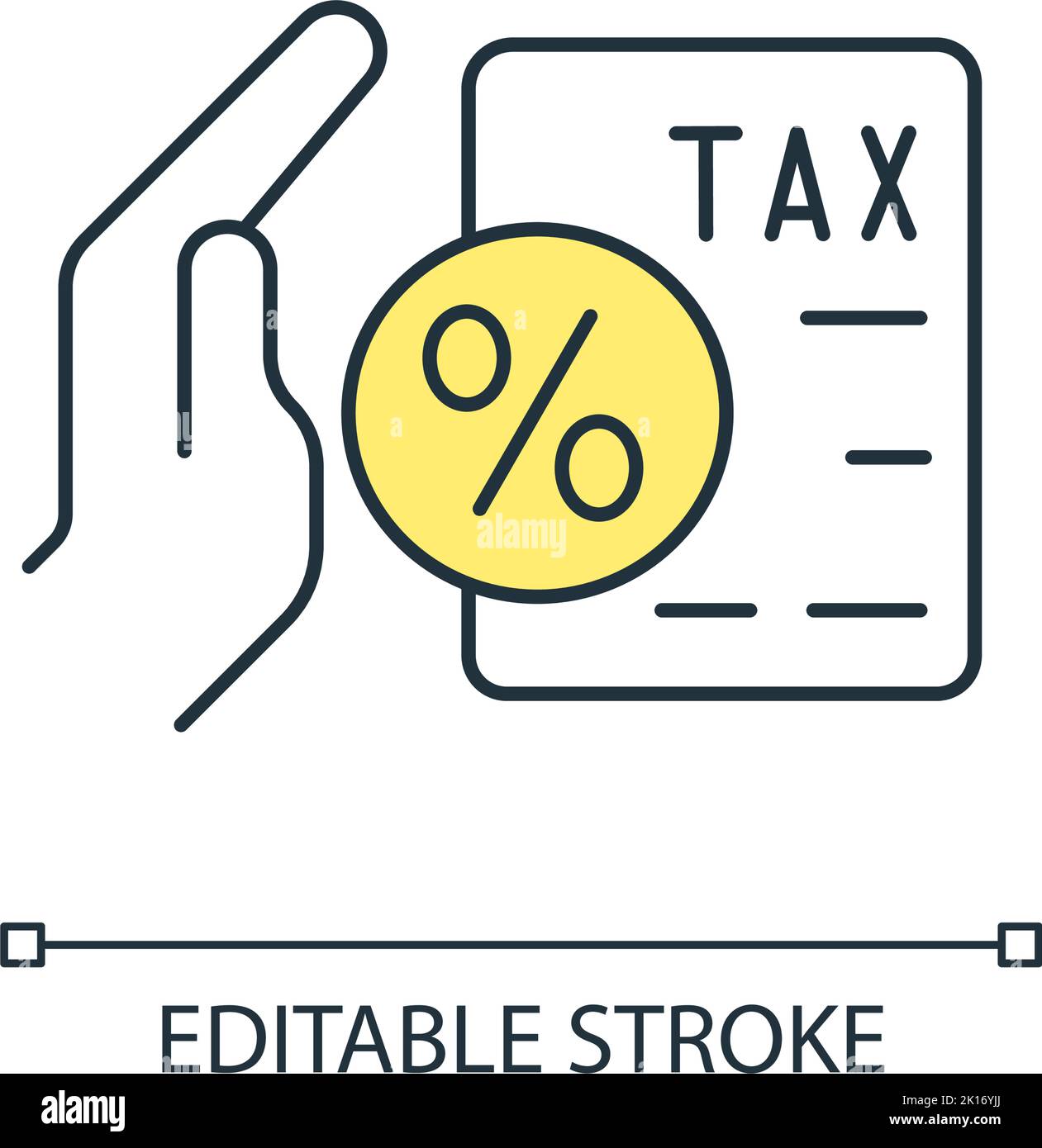 Tax free banking RGB color icon Stock Vector Image & Art - Alamy