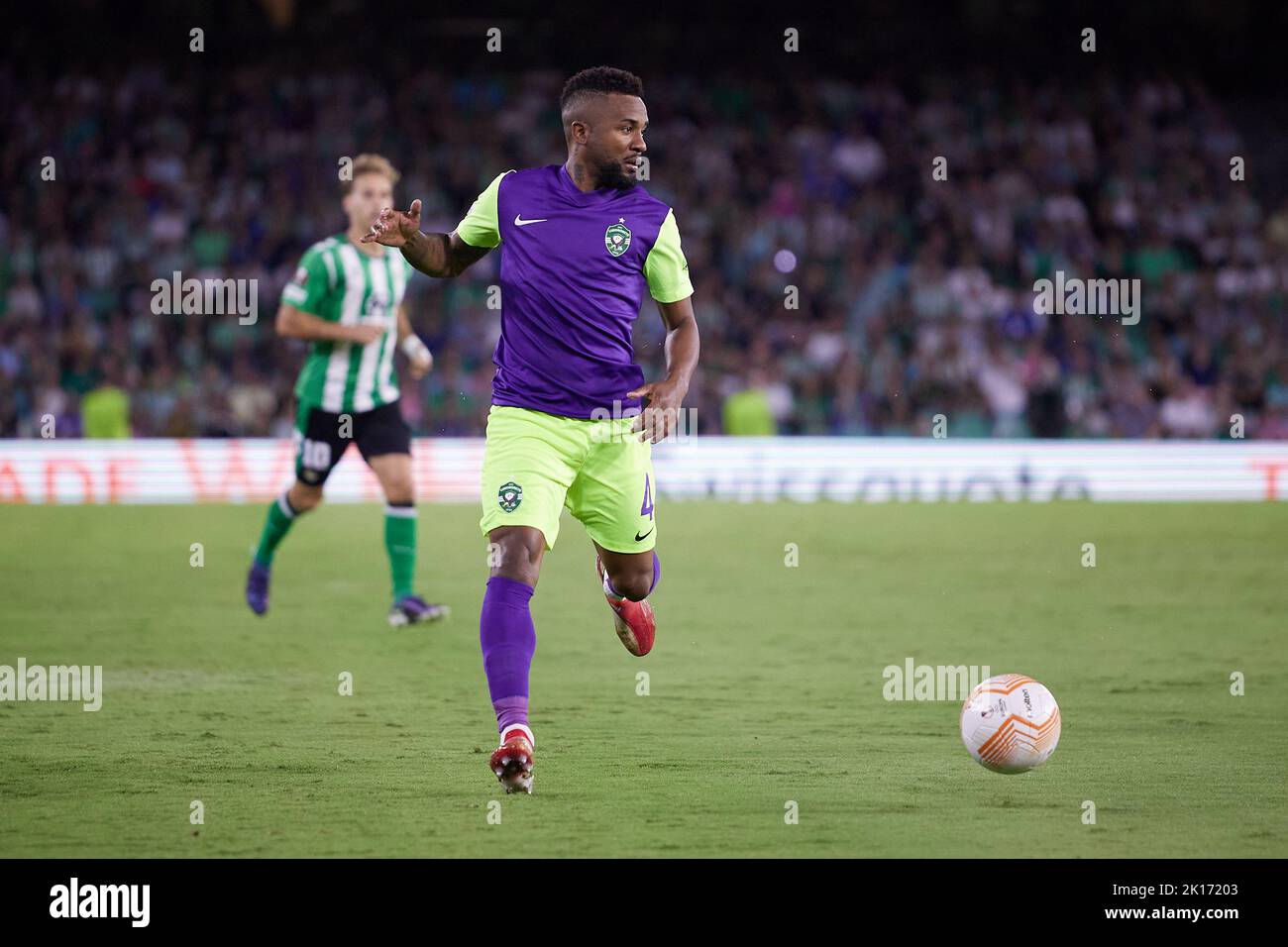 Seville, Spain. 1st Sep, 2022. Cicinho (4) of Ludogorets seen during the UEFA Europa League match between Real Betis and Ludogorets at Estadio Benito Villamarin in Seville. (Photo Credit: Gonzales Photo/Alamy Live News Stock Photo