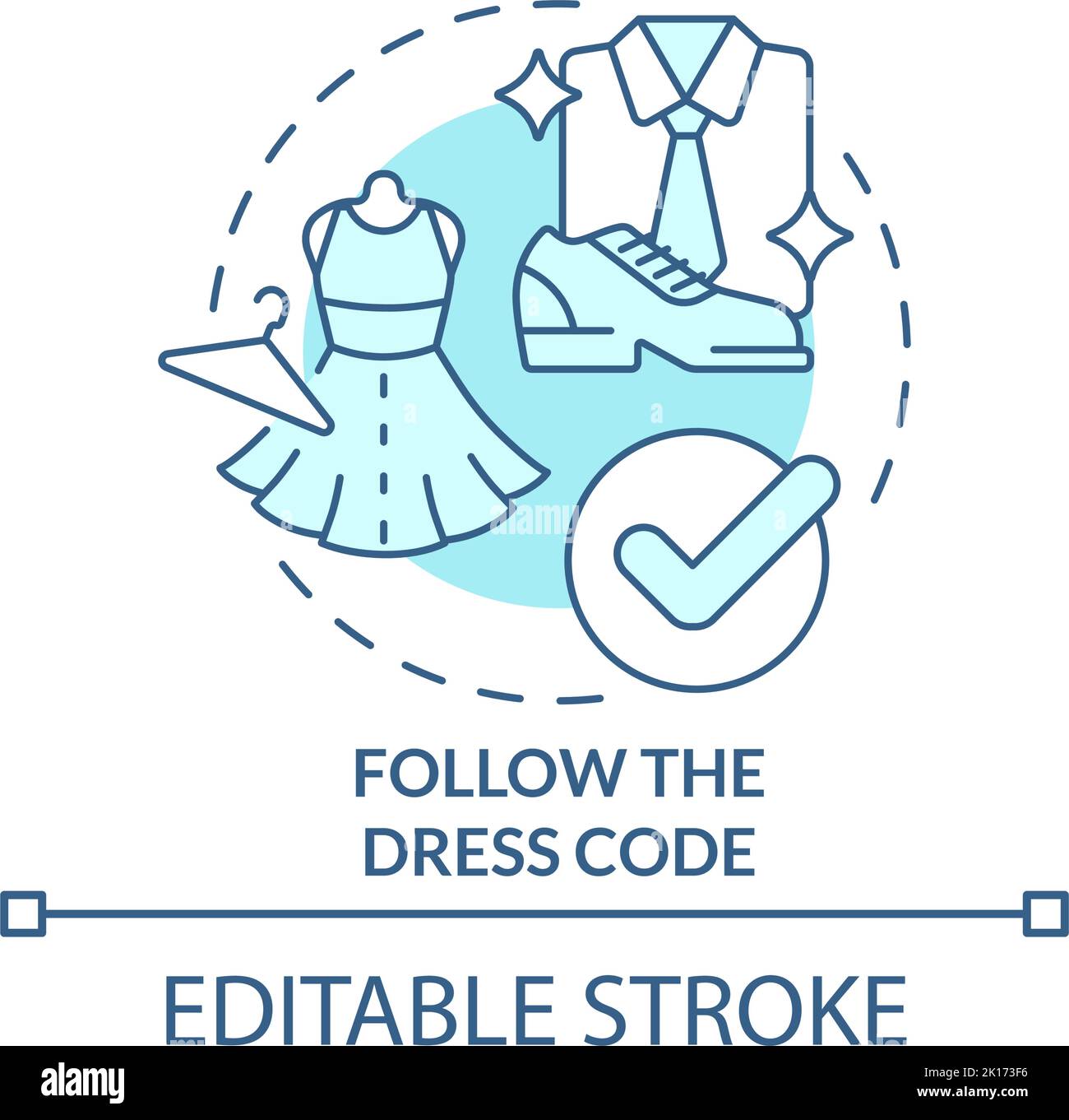 Follow Dress Code Turquoise Concept Icon Stock Vector Image Art Alamy follow-dress-code-turquoise-concept-icon-stock-vector-image-art-alamy