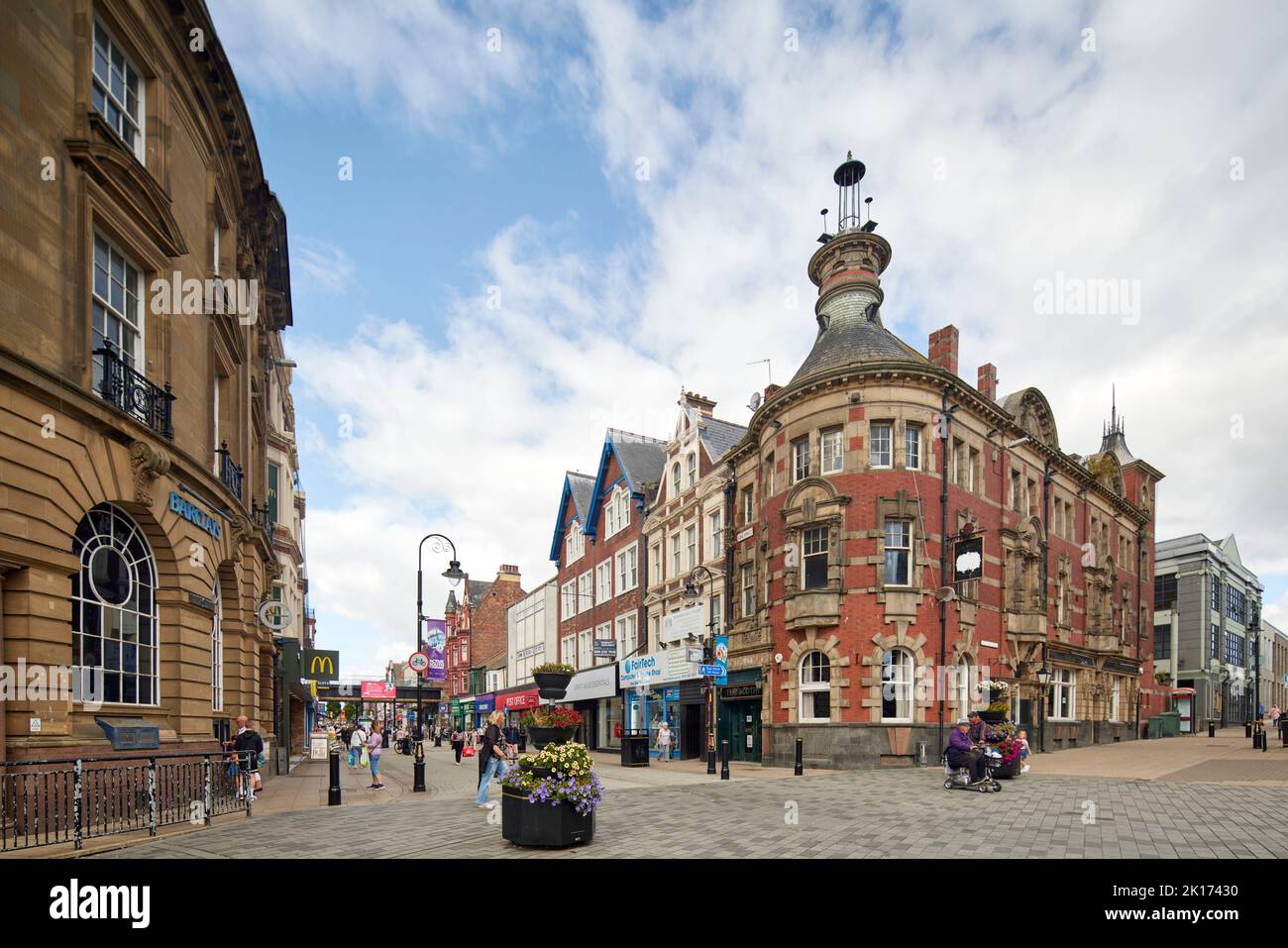 South Shields King Street in the town centre Stock Photo - Alamy