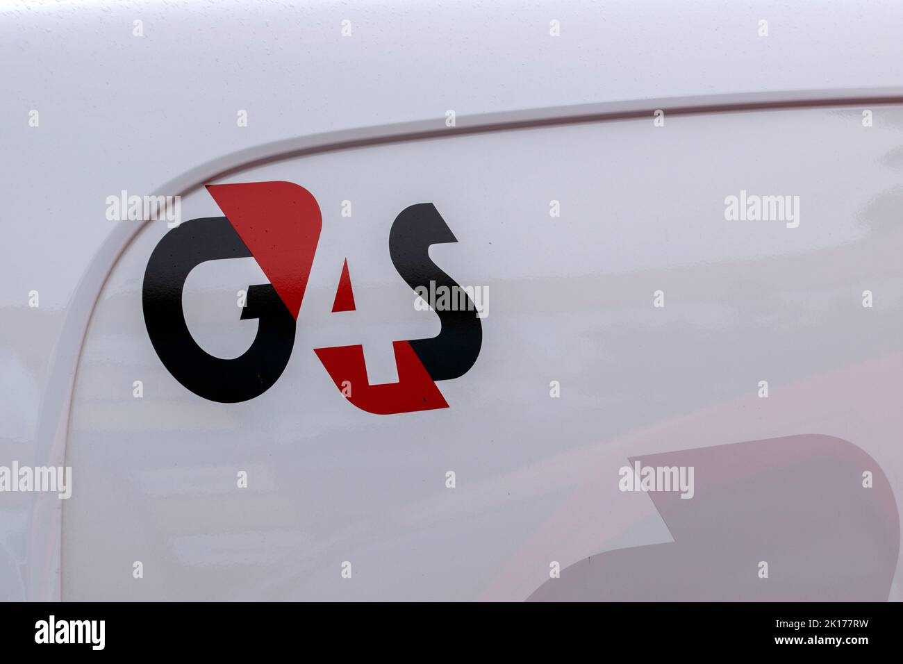 G4S Logo On A Car At Amsterdam The Netherlands 15-9-2022 Stock Photo