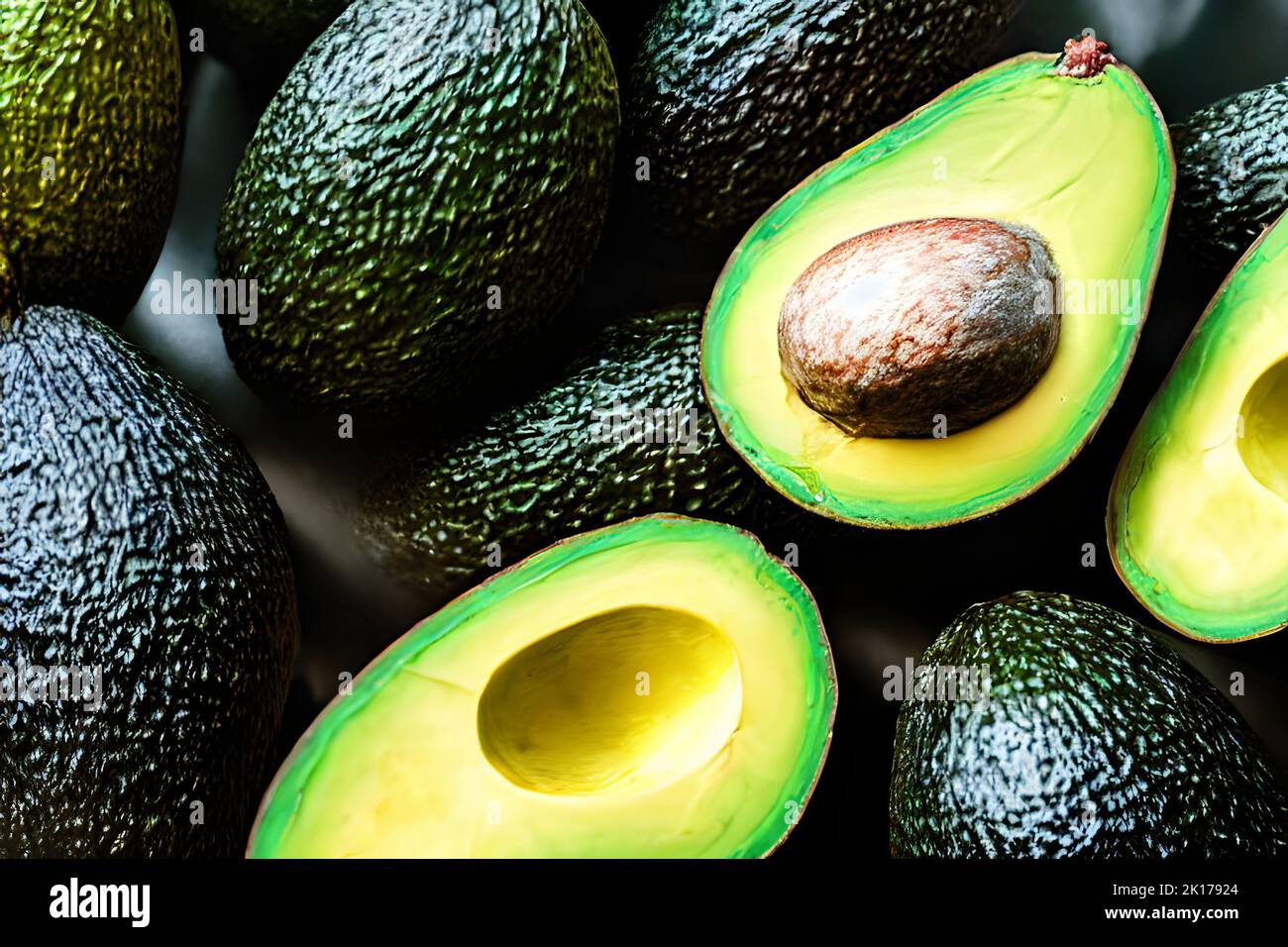 Closeup delicious avocadoes hi-res stock photography and images - Alamy
