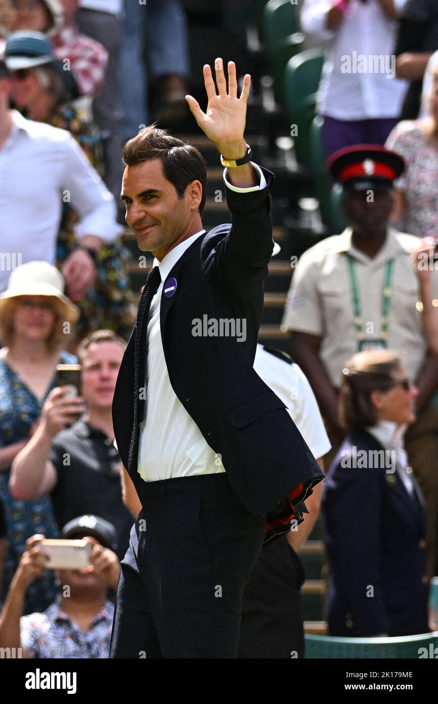 File photo Roger Federer (SUI) was at The centenary ceremony who took