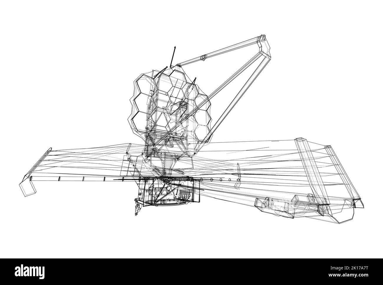 James b Space Telescope. Vector Stock Vector Image & Art Alamy