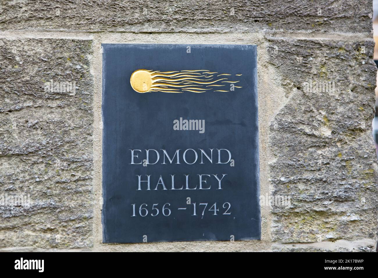 Edmond Halley 1656-1742 Stock Photo