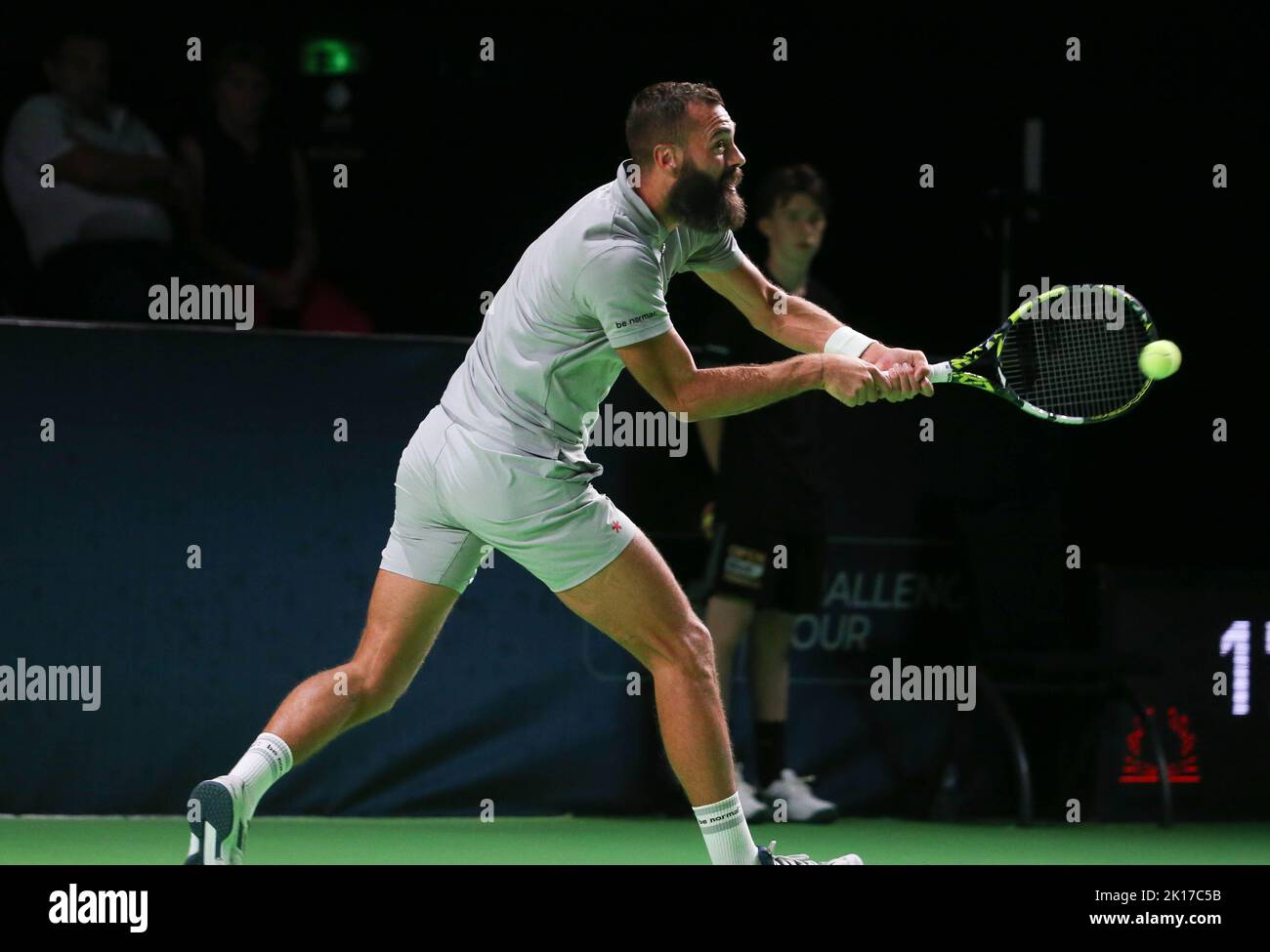 Benoit Paire of France during the Open de Rennes 2022, ATP Challenger tennis tournament on September 12, 2022 at Le Liberte stadium in Rennes, France - Photo Laurent Lairys / DPPI Stock Photo
