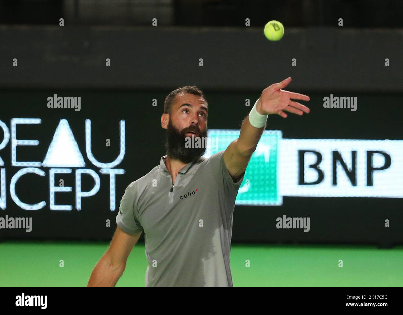 Benoit Paire of France during the Open de Rennes 2022, ATP Challenger tennis tournament on September 12, 2022 at Le Liberte stadium in Rennes, France - Photo Laurent Lairys / DPPI Stock Photo