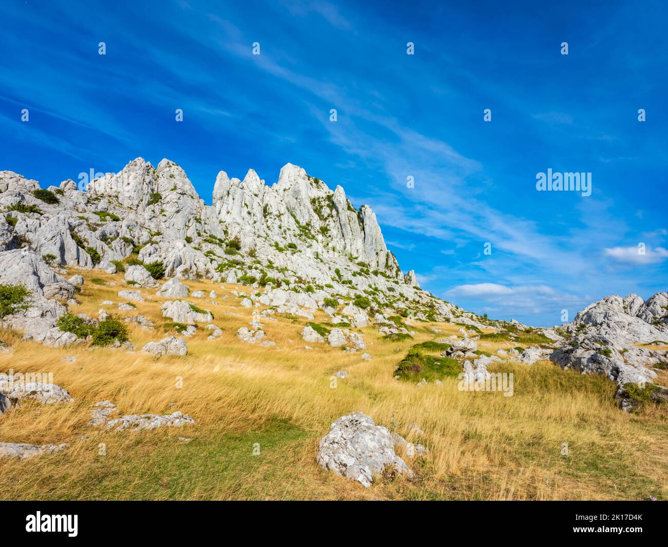 Tulove grede ridge mountain in Croatia Europe Stock Photo