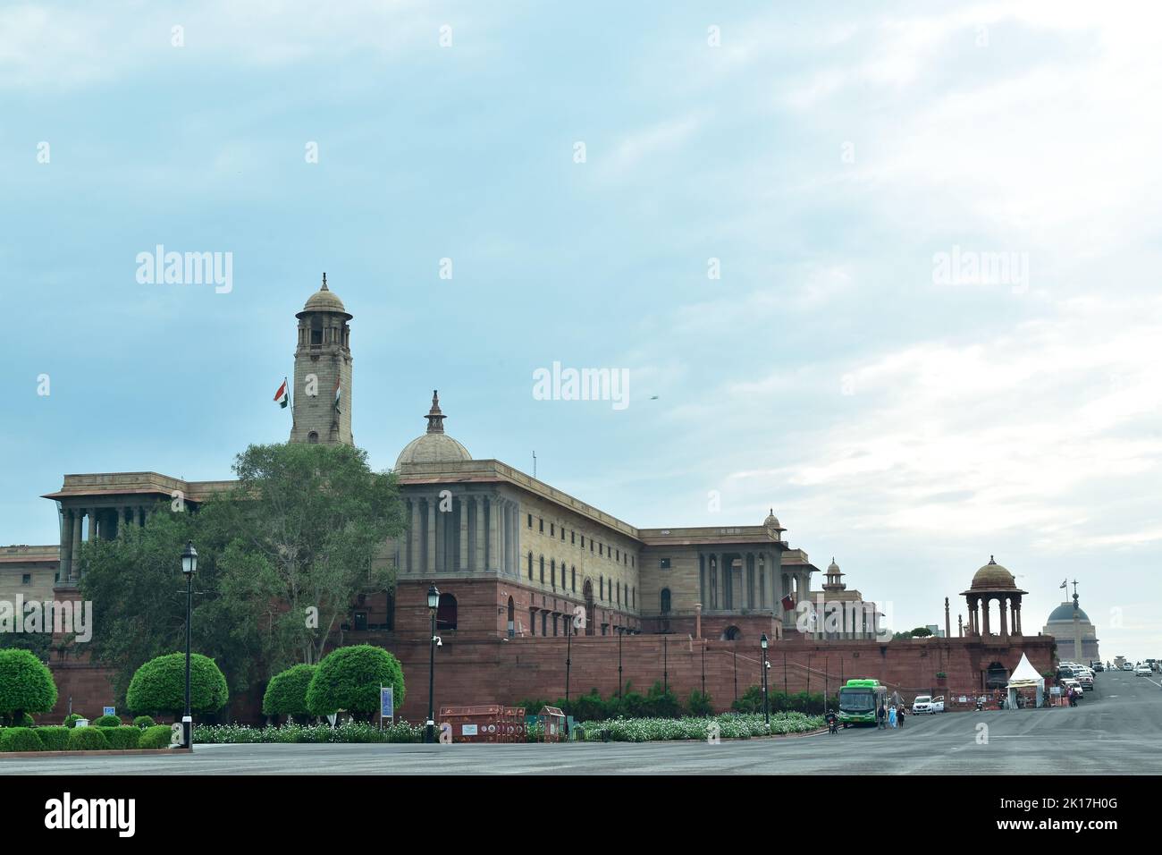 New Delhi, India - 14 September 2022 : Daytime view of rashtrapati bhavan Stock Photo