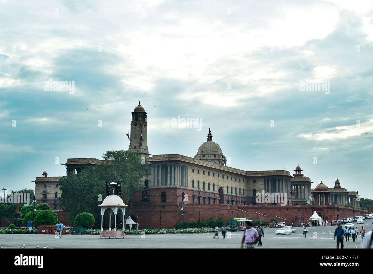 New Delhi, India - 14 September 2022 : Indian presdient house delhi Stock Photo