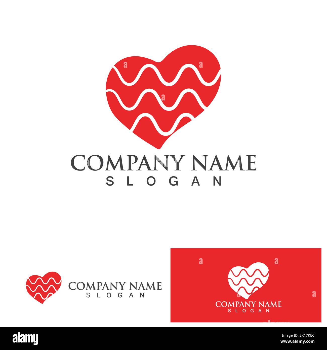 Love heart logo and symbol vector template Stock Vector Image & Art - Alamy