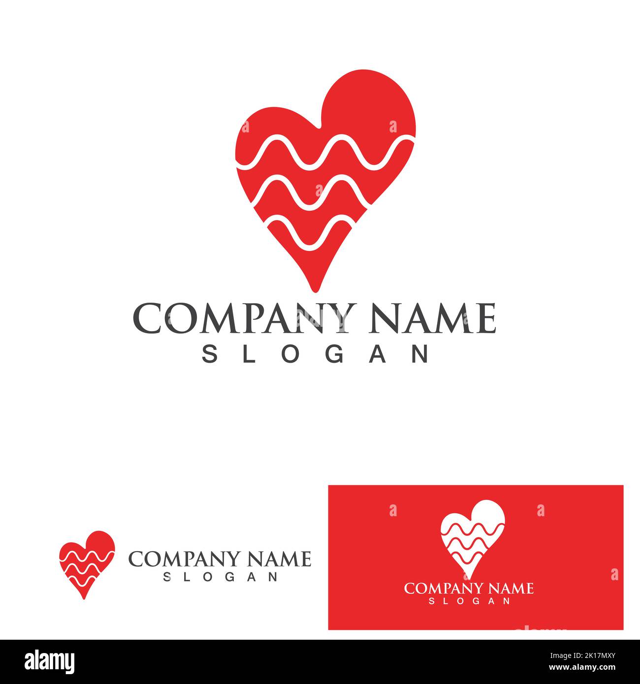 Love heart logo and symbol vector template Stock Vector Image & Art - Alamy
