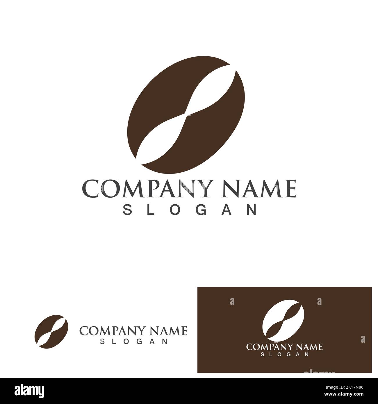 coffee bean icon vector illustration template Stock Vector Image & Art ...