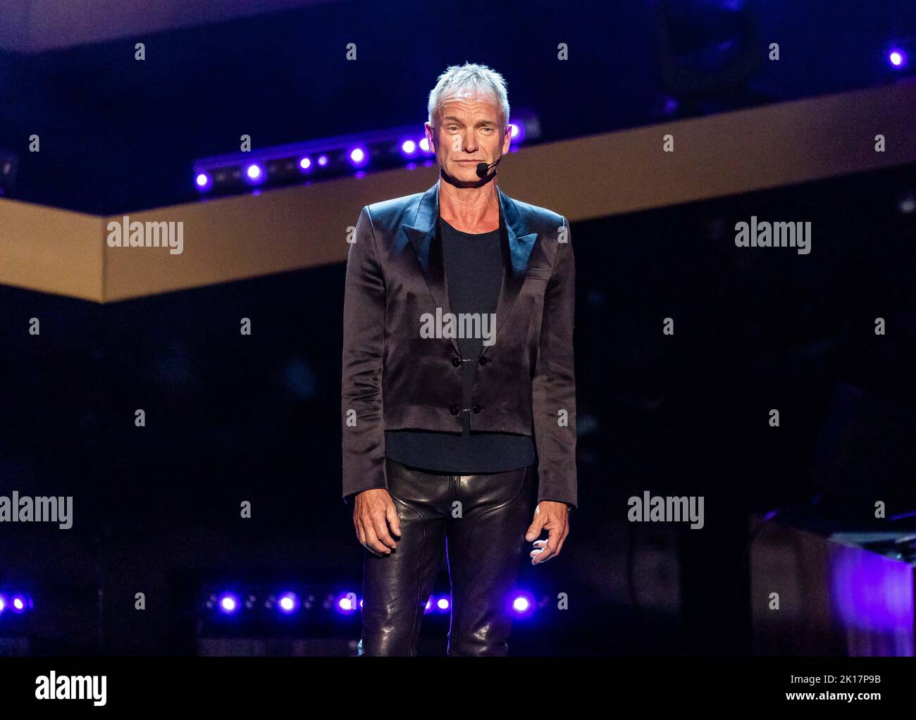 Sting performs during the CMT Giants: Vince Gill at The Fisher Center ...