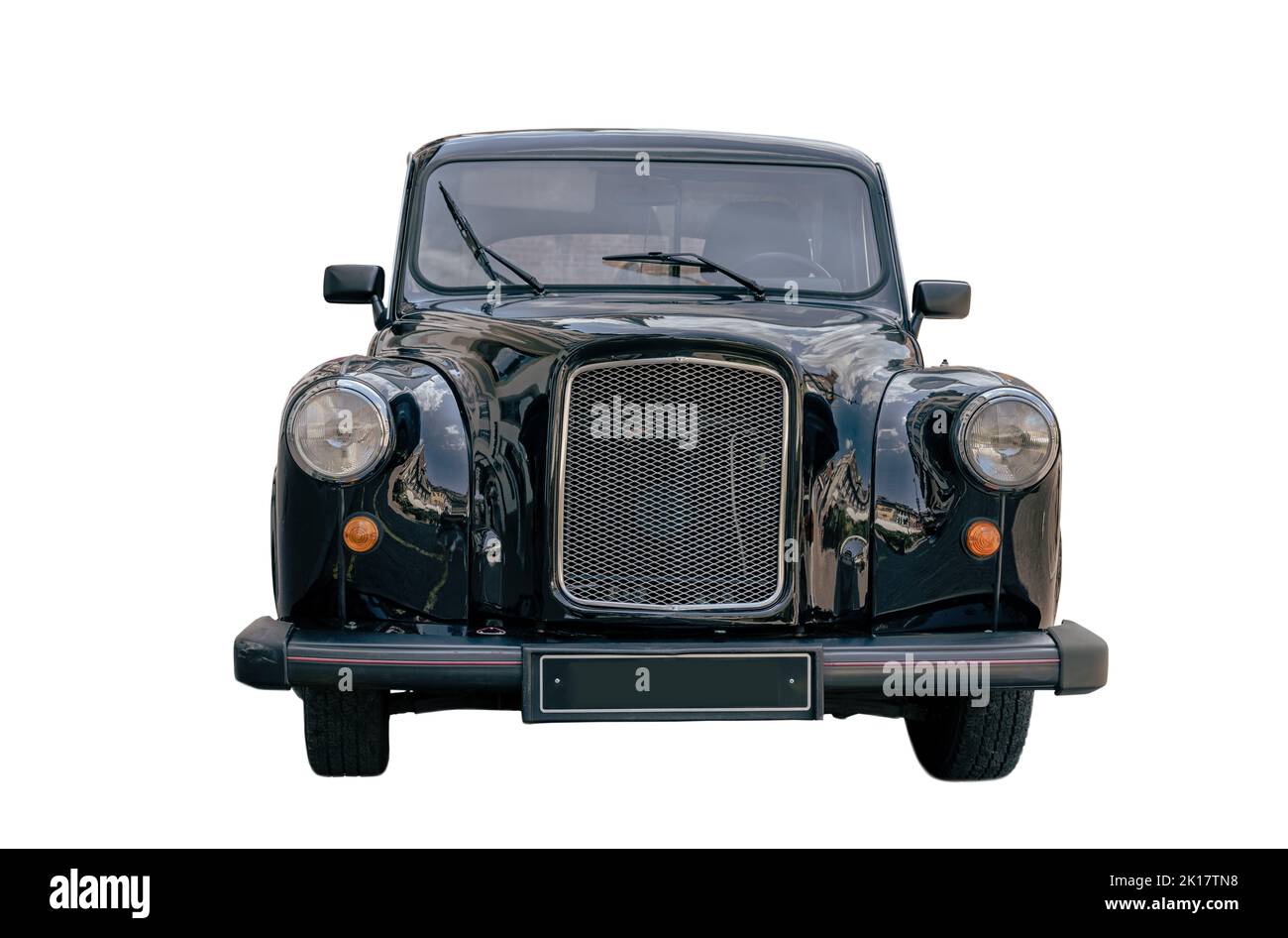 retro car closeup isolated on white background Stock Photo - Alamy