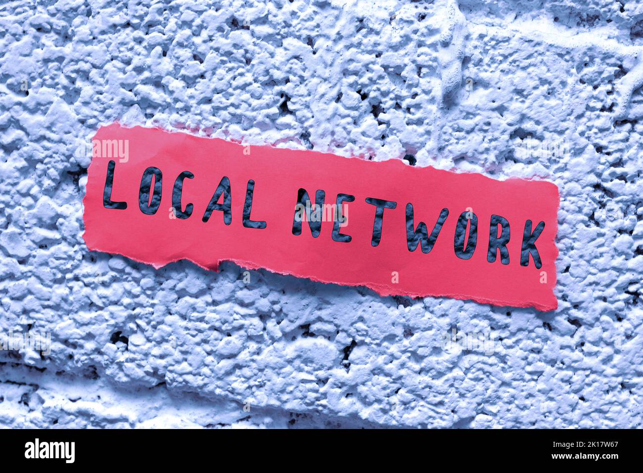 Conceptual caption Local Network. Business showcase LAN Radio