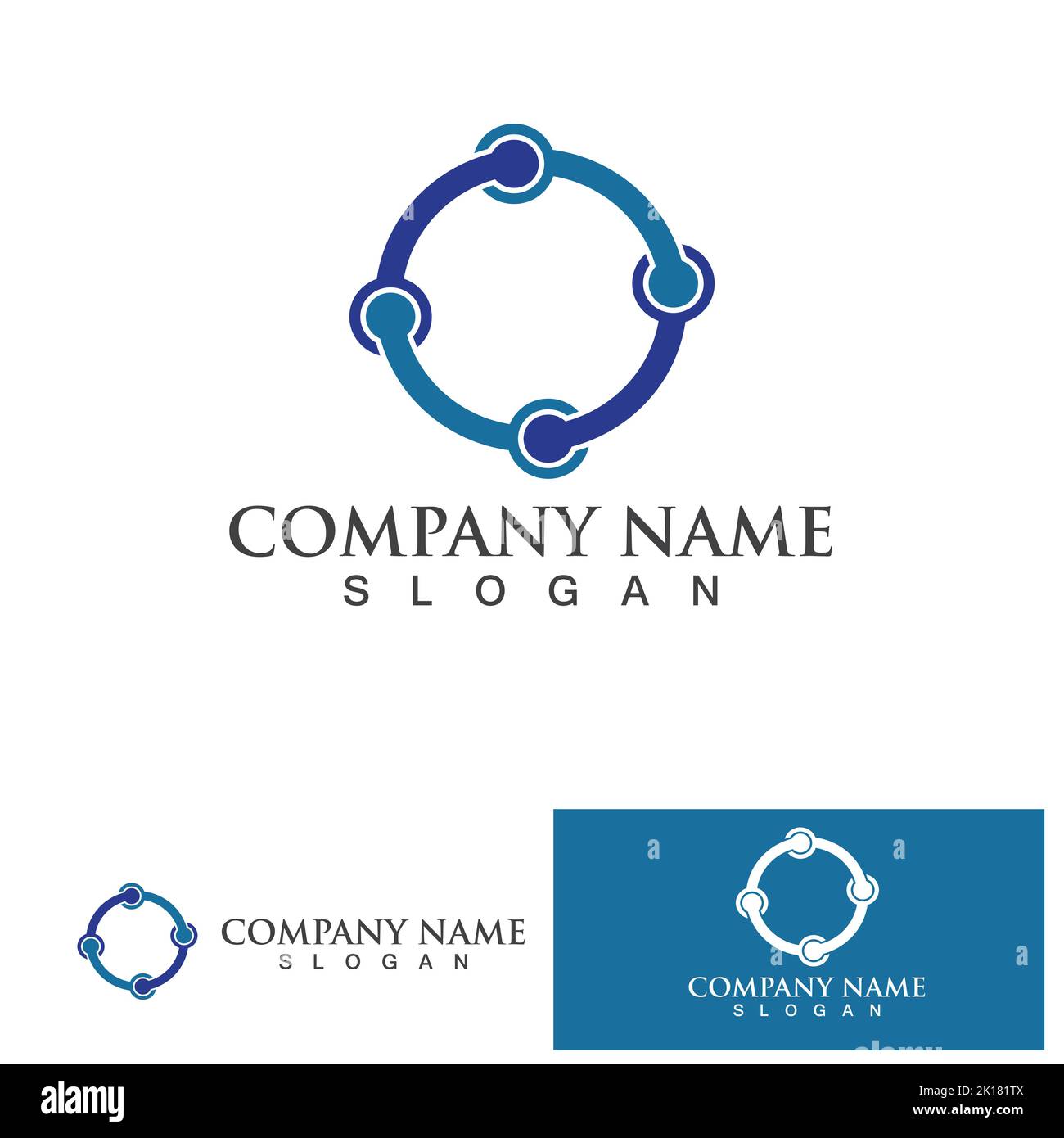 Wire World Logo Template vector illustration Stock Vector Image & Art ...