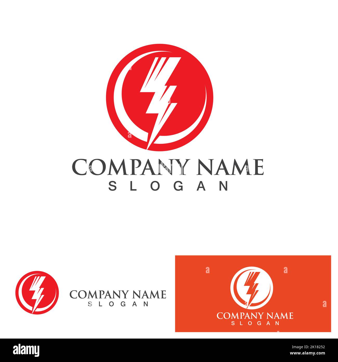 Thunderbolt logo and symbol vector Stock Vector Image & Art - Alamy