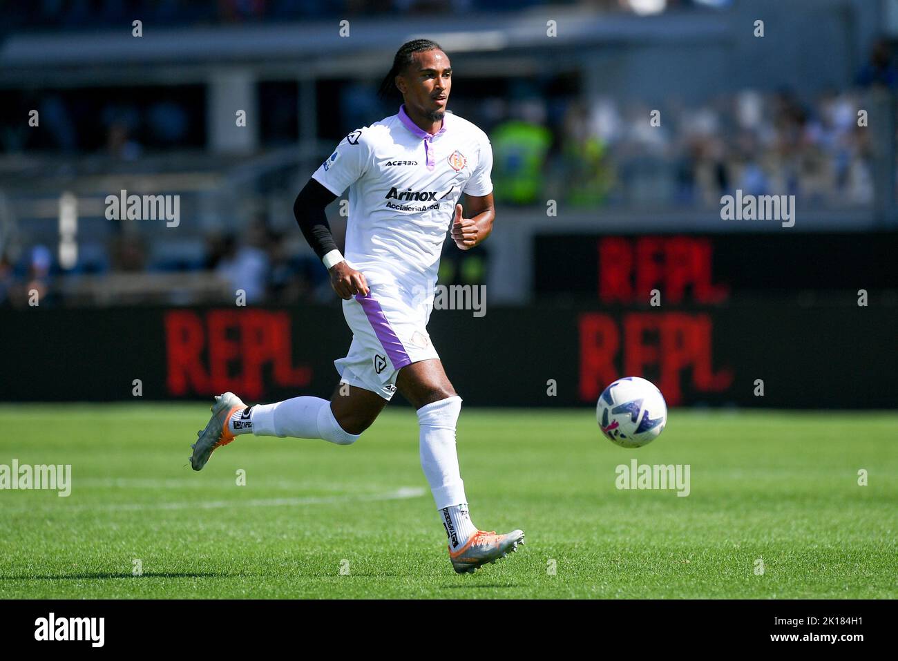 Emanuel Aiwu of US Cremonese during the Serie A match between Atalanta