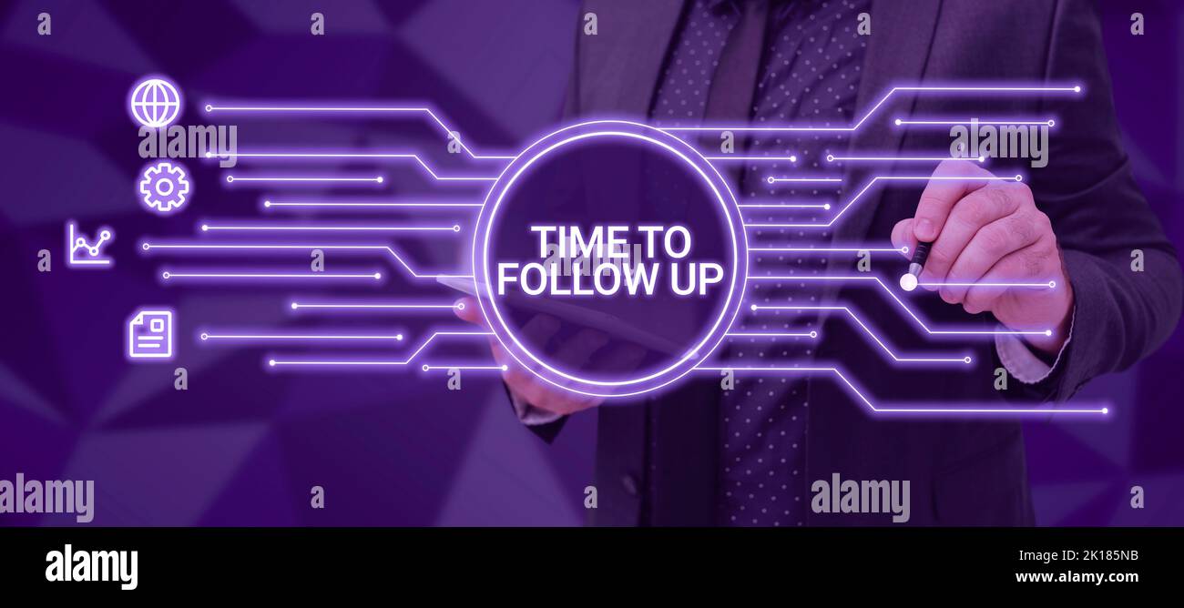 Inspiration showing sign Time To Follow UpEnquiry of the previous task ...