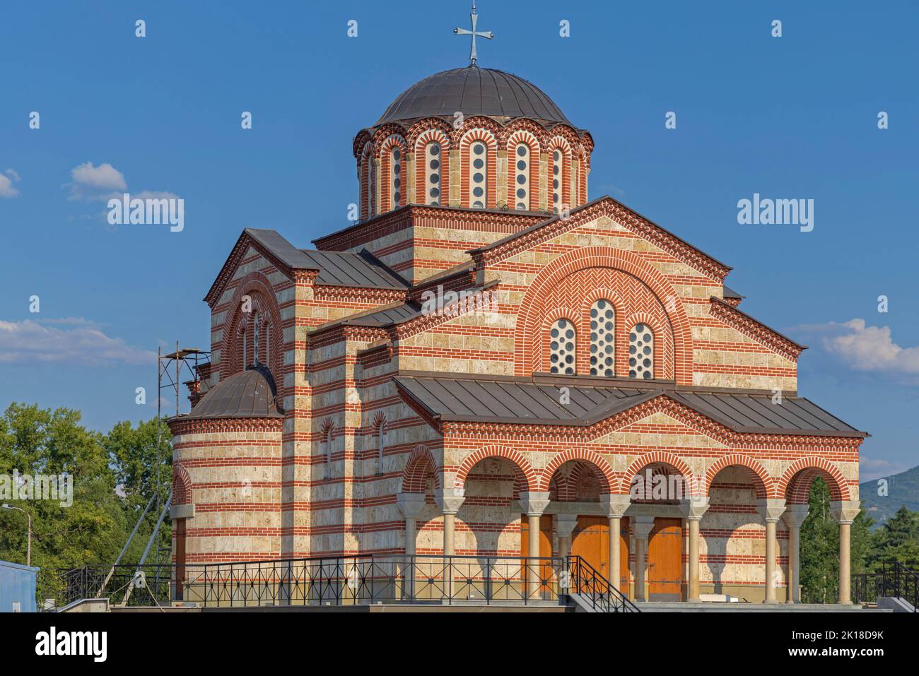 Serbian Orthodox Church Saint Basil of Ostrog in Nis Stock Photo