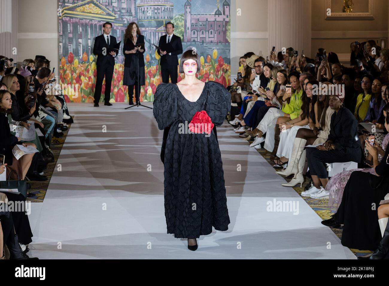London, UK. 16th September, 2022. A model walks the runway during Paul ...