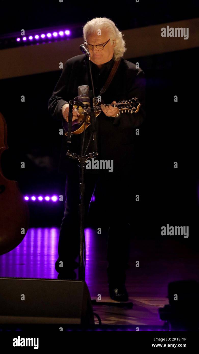 Ricky Skaggs on stage for CMT GIANTS: VINCE GILL Stage Show, Fisher Center for the Performing Arts at Belmont, Nashville, TN September 12, 2022. Photo By: MORA/Everett Collection Stock Photo