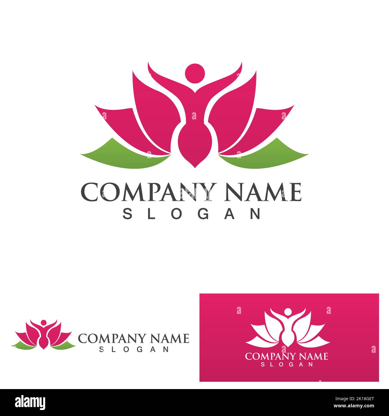 People yoga health in lotus flower logo Stock Vector Image & Art - Alamy