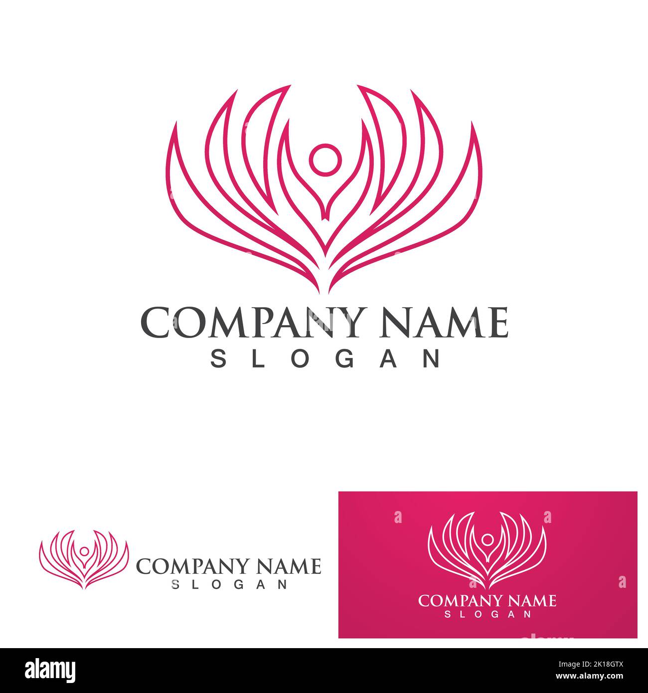 People yoga health in lotus flower logo Stock Vector Image & Art - Alamy