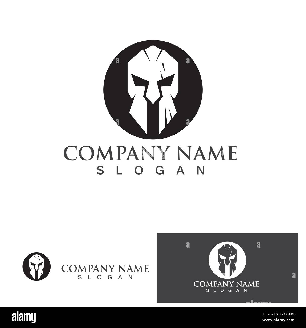 Spartan gladiator helmet logo vector Stock Vector Image & Art - Alamy
