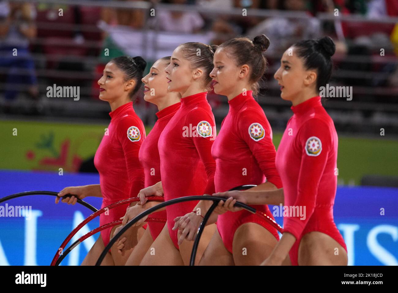Sofia, Bulgaria. 16th Sep, 2022. AZE Azerbaijan Team 5 Hoop during