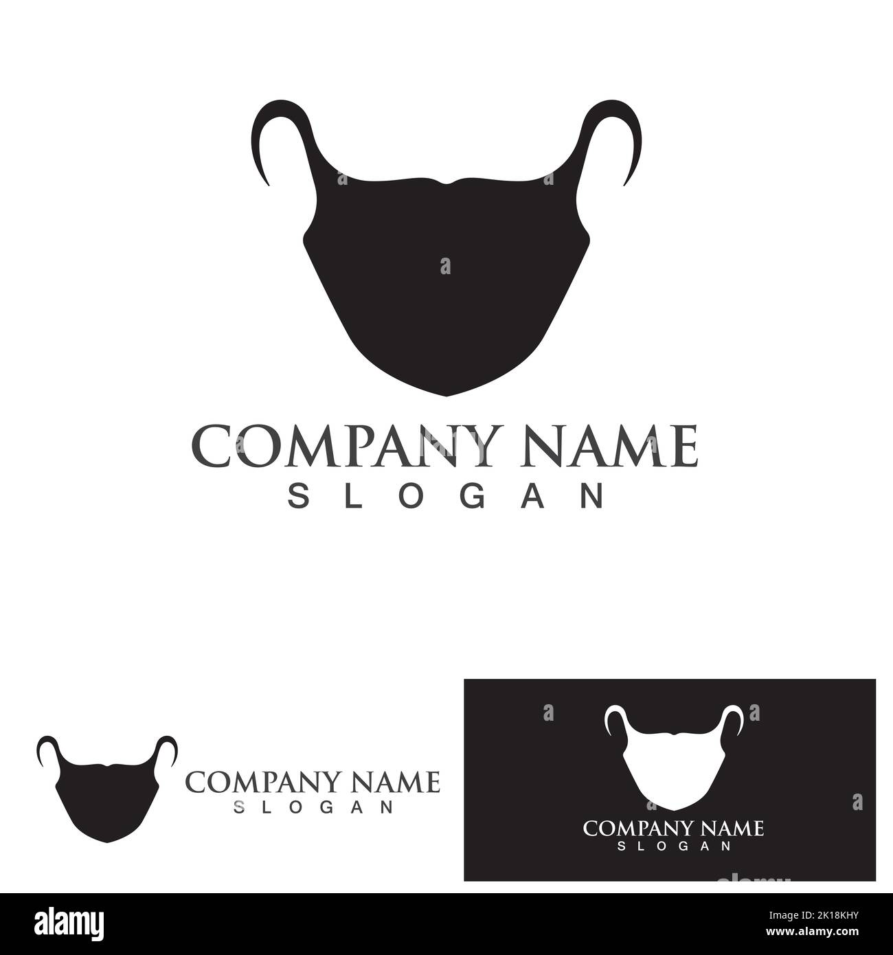 Face protection Mask Vector logo. Medical Mask logo vector icon