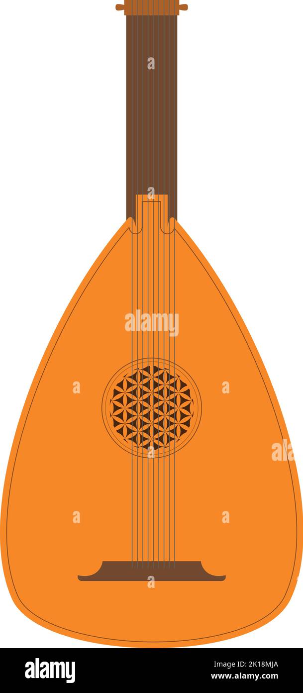 Lute vector vectors hi-res stock photography and images - Alamy