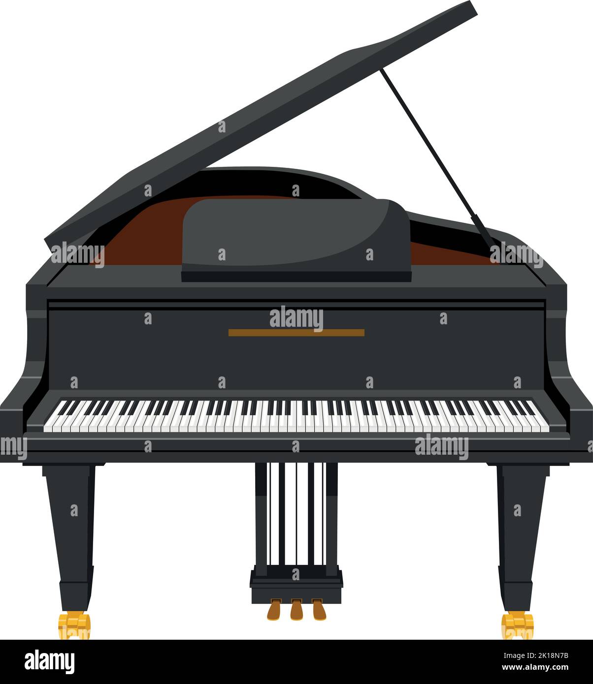 Cartoon piano hi-res stock photography and images - Alamy
