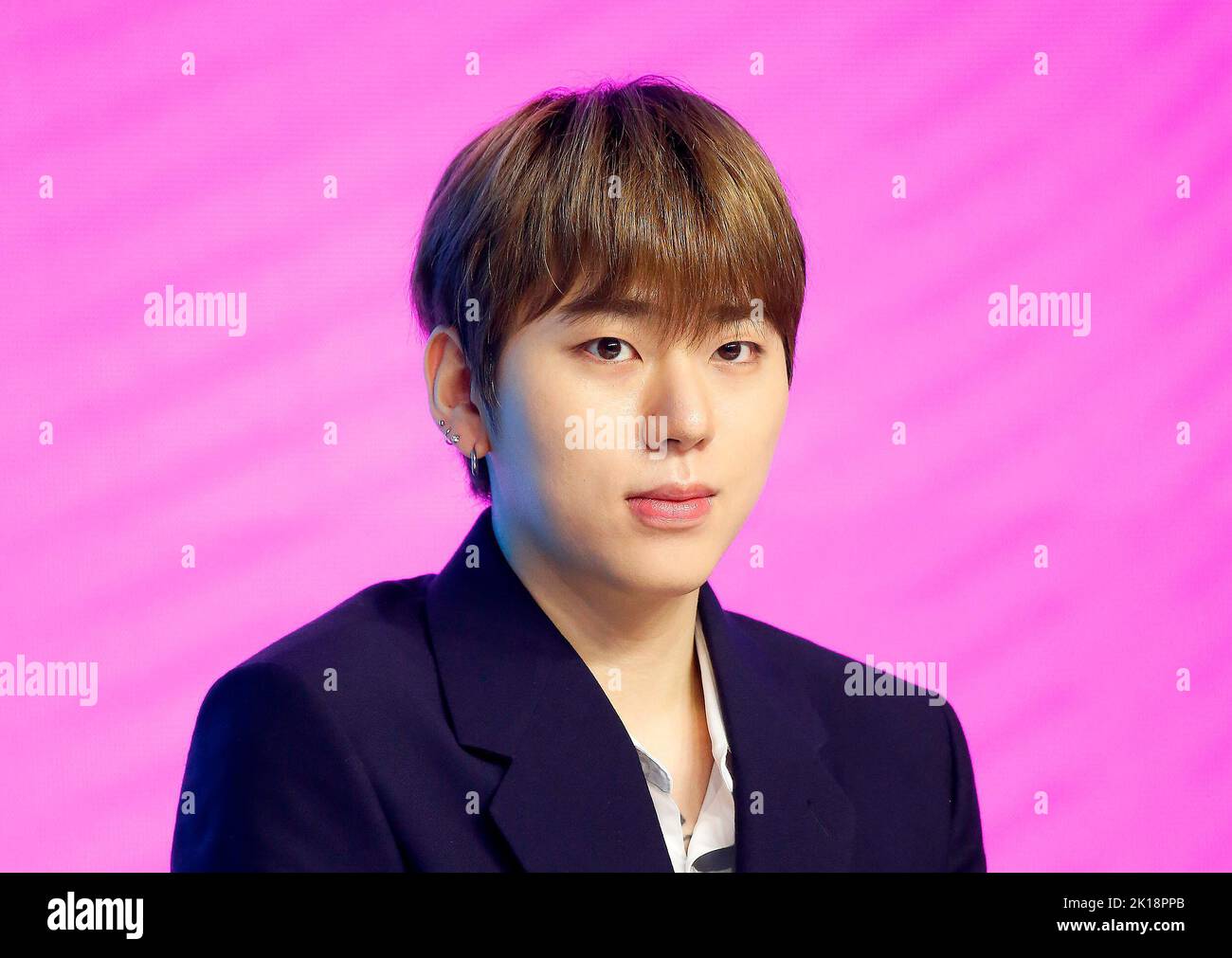 Zico, Sep 14, 2022 : Singer Zico attends a press conference for "Chain ...