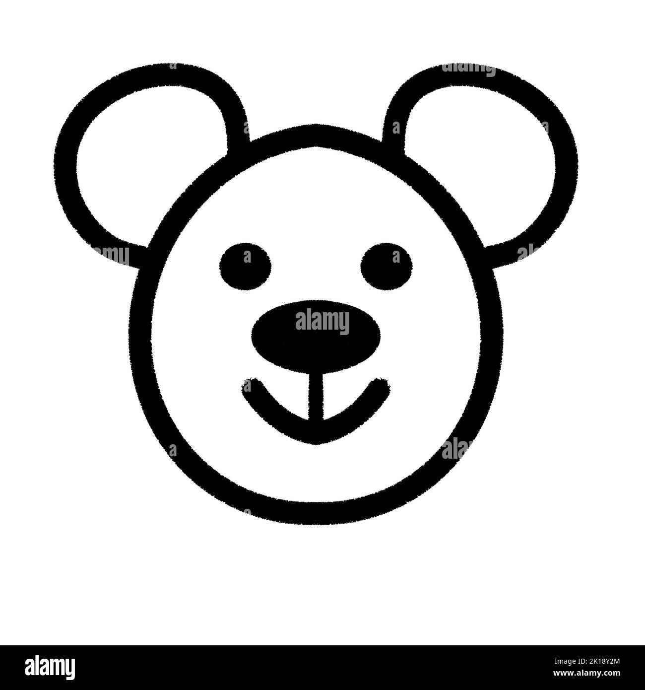 Moon bear illustration Black and White Stock Photos & Images - Alamy