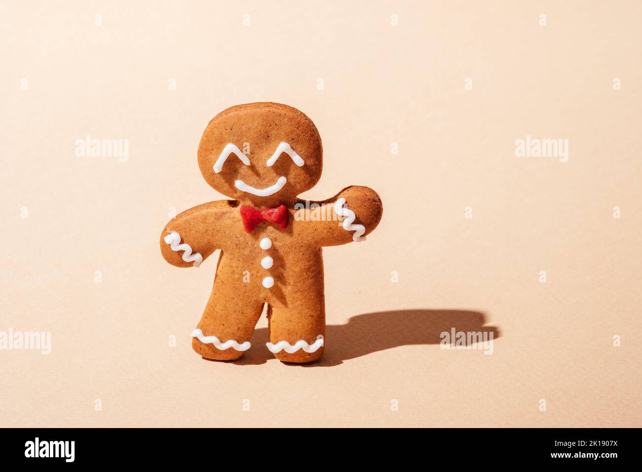 Cute Gingerbread man Stock Photo