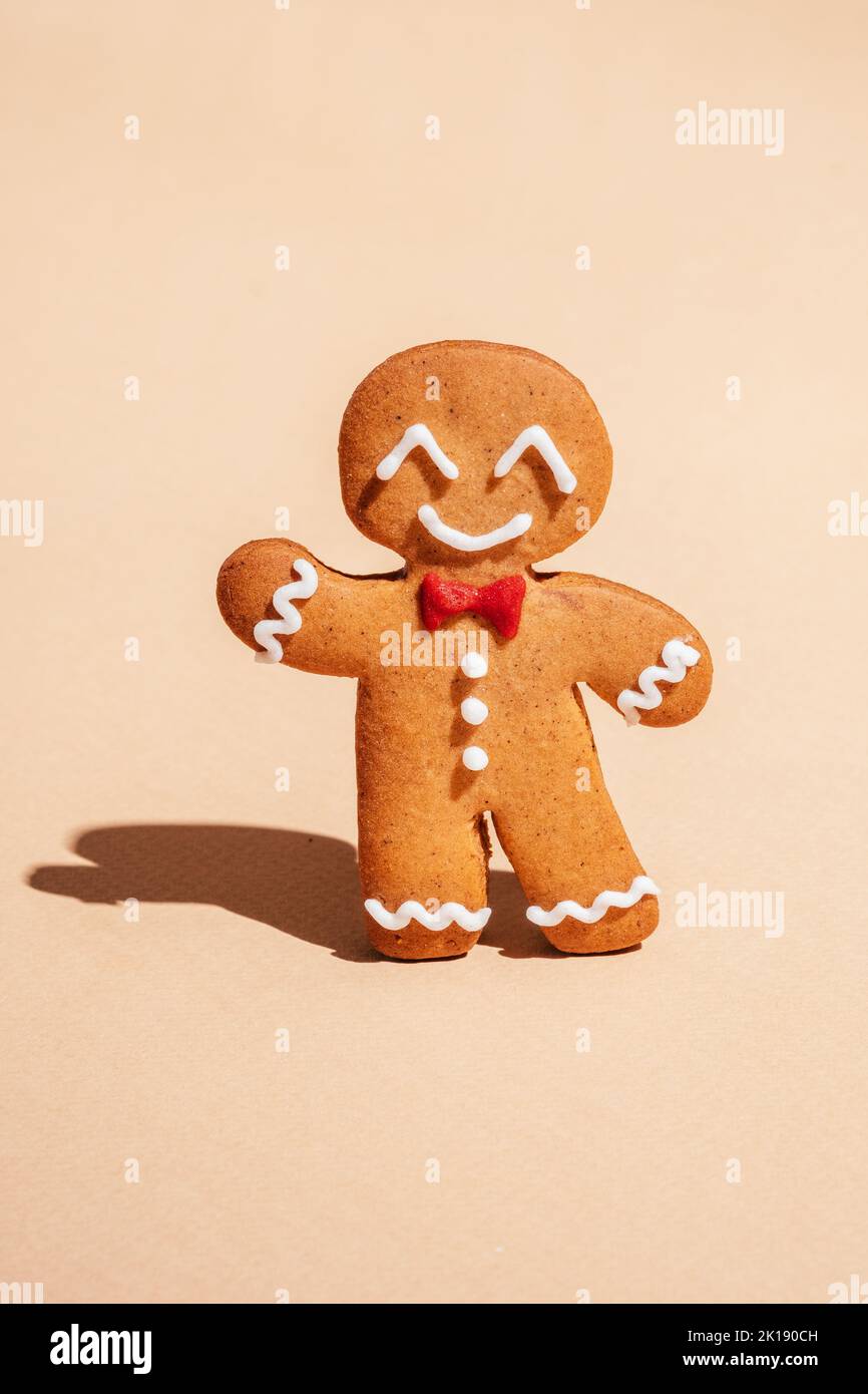 Cute Gingerbread man Stock Photo