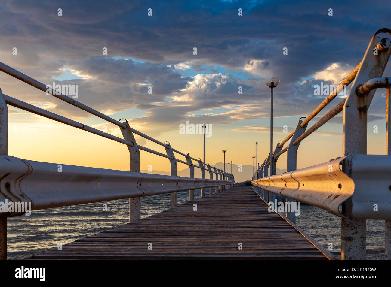 On the seafront of Roda, Corfu, Greece Stock Photo - Alamy