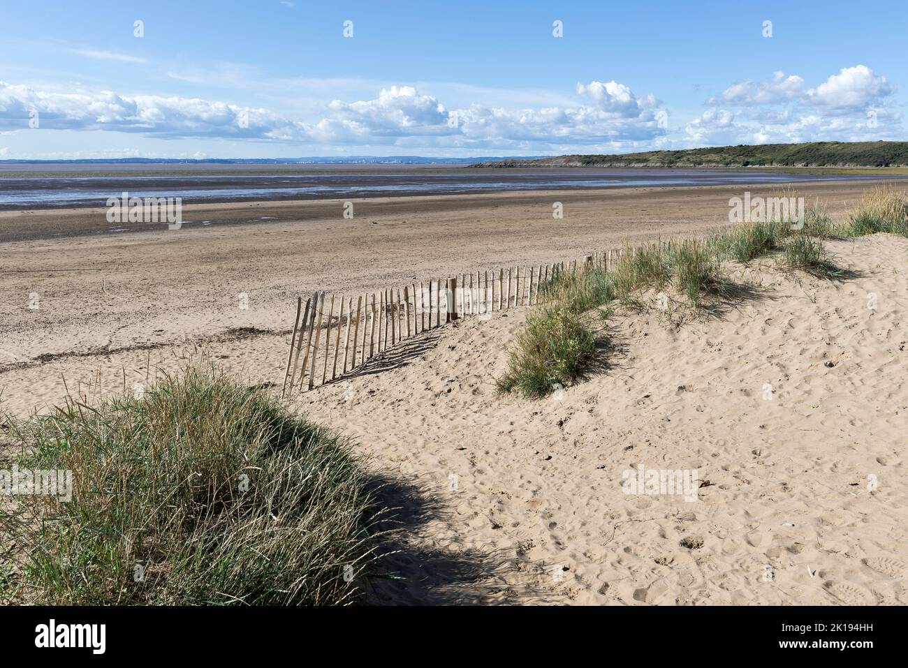 Sand Bay, North Somerset, England Stock Photo