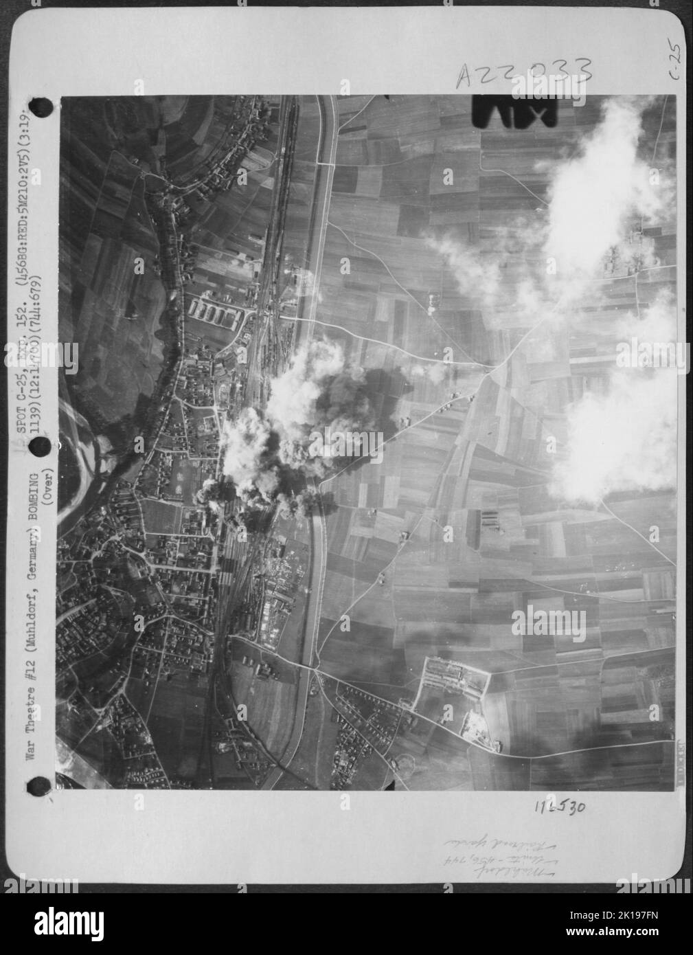 Bombs Dropped By Planes Of The 456Th Bomb Group, 744Th Bomb Squadron On